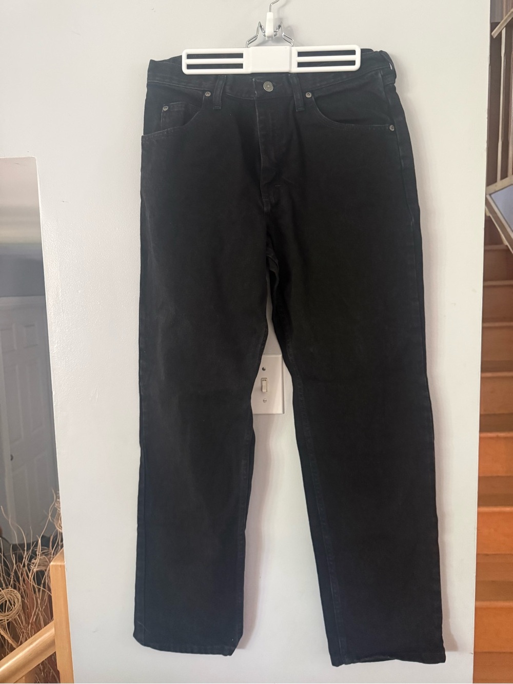 Wrangler Premium Quality Black Relaxed Fit Jeans 32x32
